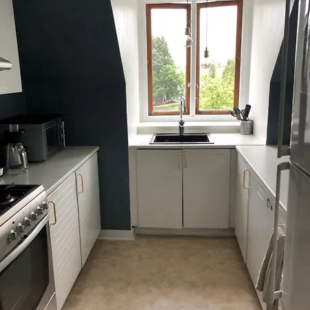Flot Vaerelse Taet Ved Transport I En Skon Appartement *